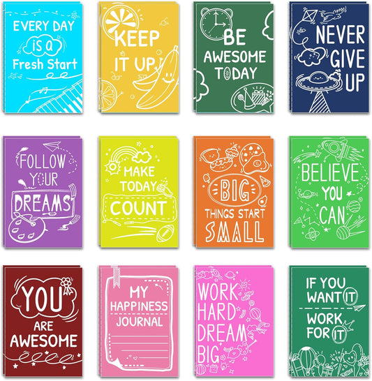 Bulk Mini Inspirational Notebooks - Fun & Motivating!