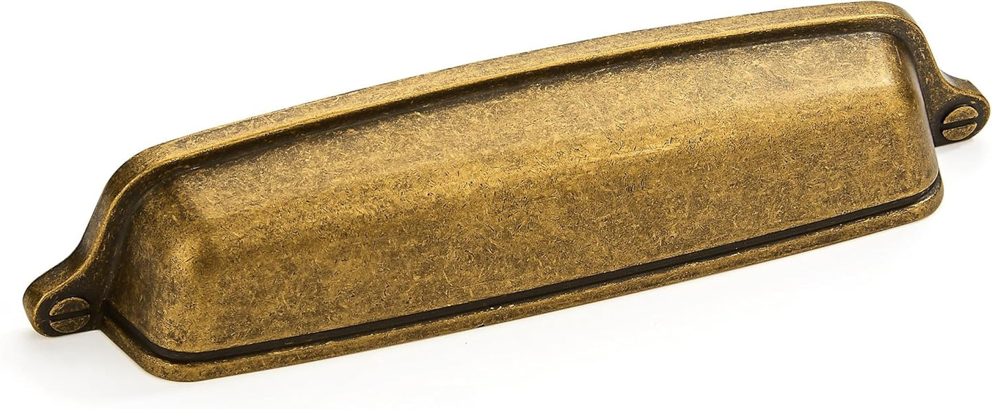 Vintage Drawer Pulls 15 Pack 5 Inch Antique Brass Hardware
