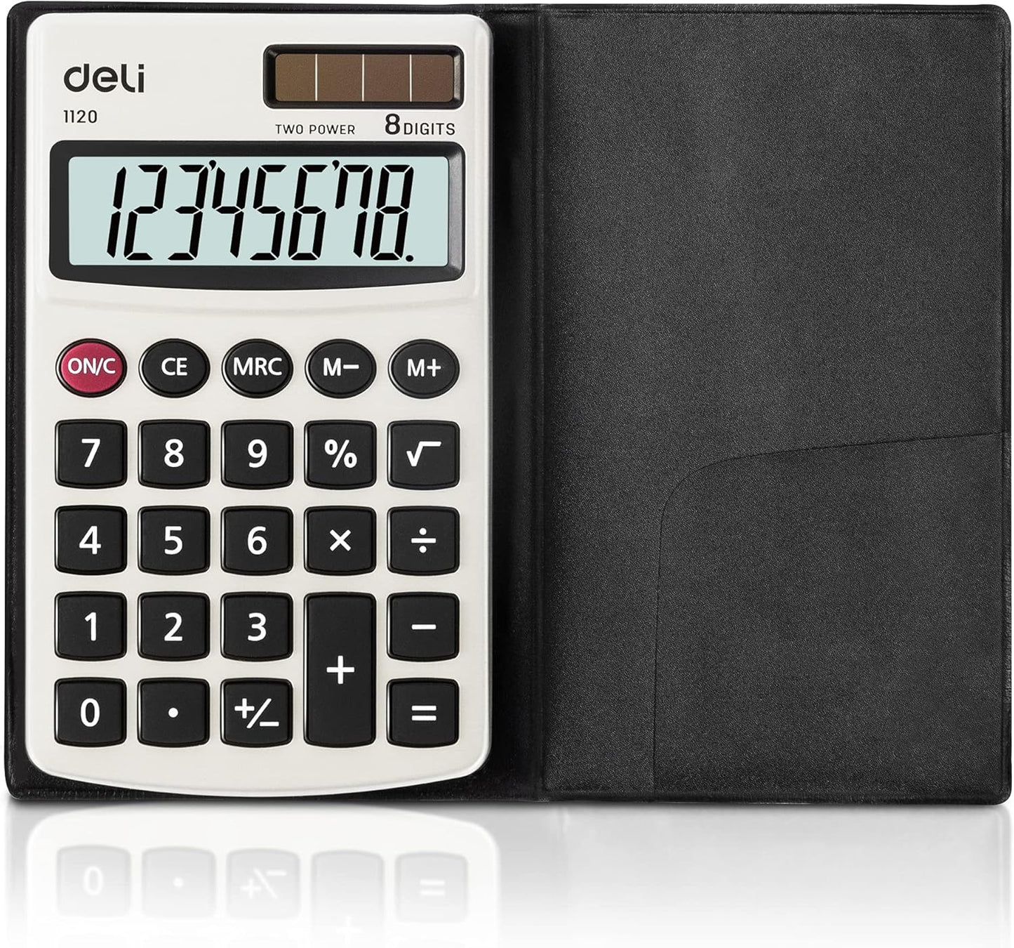 Solar Powered Deli Calculator with Metal Panel