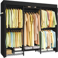 Heavy-Duty Clothes Rack 68.7 in Wide Garment Rack - Roomy Organizer