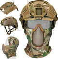Guayma Airsoft Tactical Fast Helmet with Mesh Mask - Durable