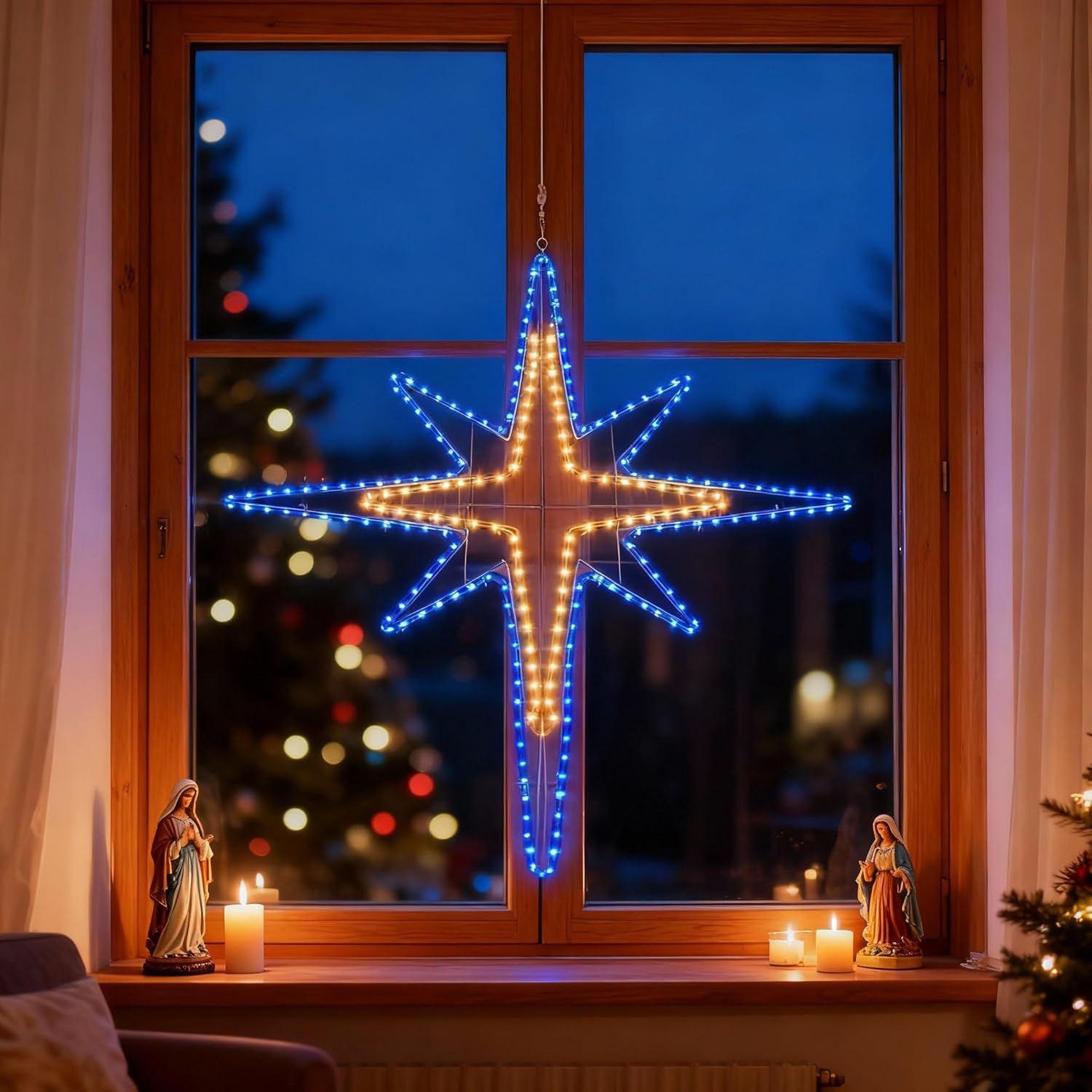 43 Christmas Star of Bethlehem LED Lights for Festive Decor