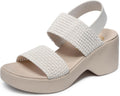 Skechers Women's Cali Day Wedge Sandal - Cushioned Vegan Platform