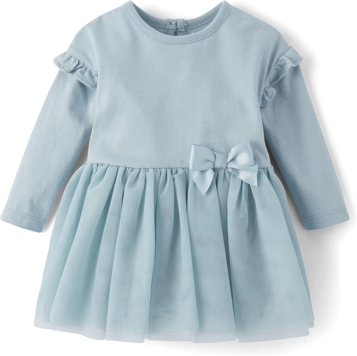 The Children's Place Baby-Girls Long Sleeve Romper for Comfort