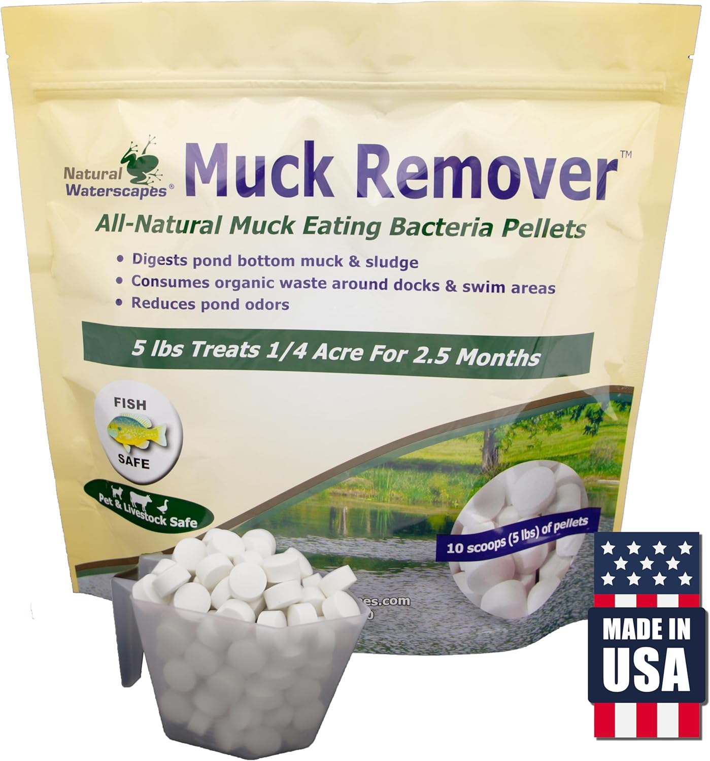 Muck Remover Pellets for Ponds - Effective Sludge Reducer