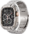 Stainless Steel Case and Band for Apple Watch 45mm for Men - Formal