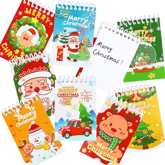 Christmas Mini Spiral Notepads - 24 Designs!