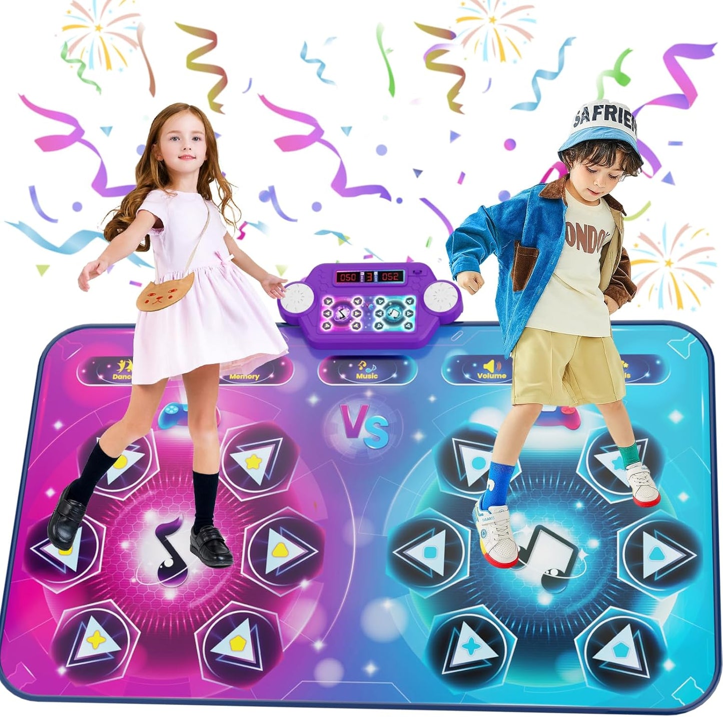 Rechargeable Dance Mat for Kids - Extra Large Fun for All
