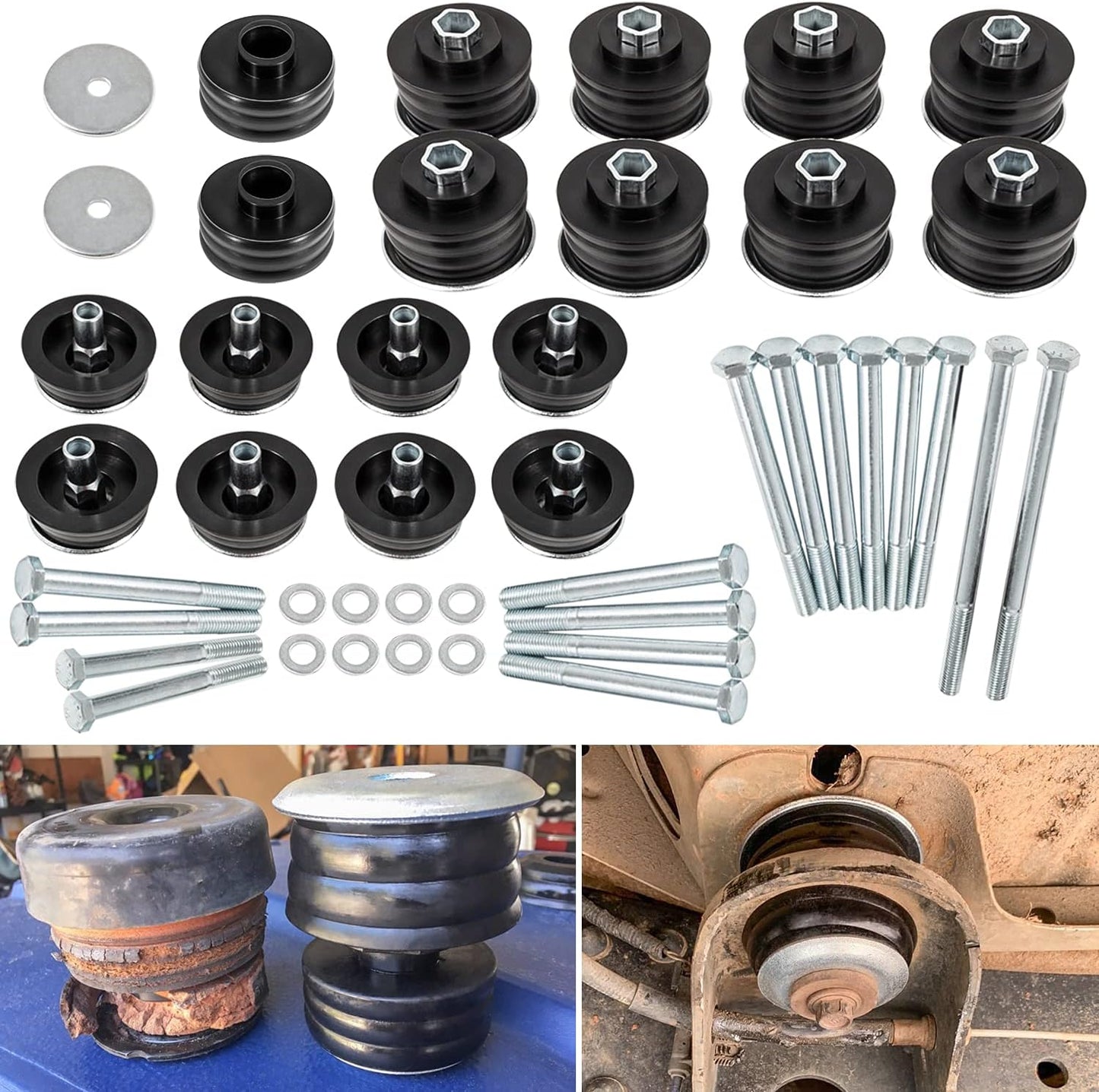 KF04060BK Body Mount Bushing Kit for Ford F250 F350 Super Duty