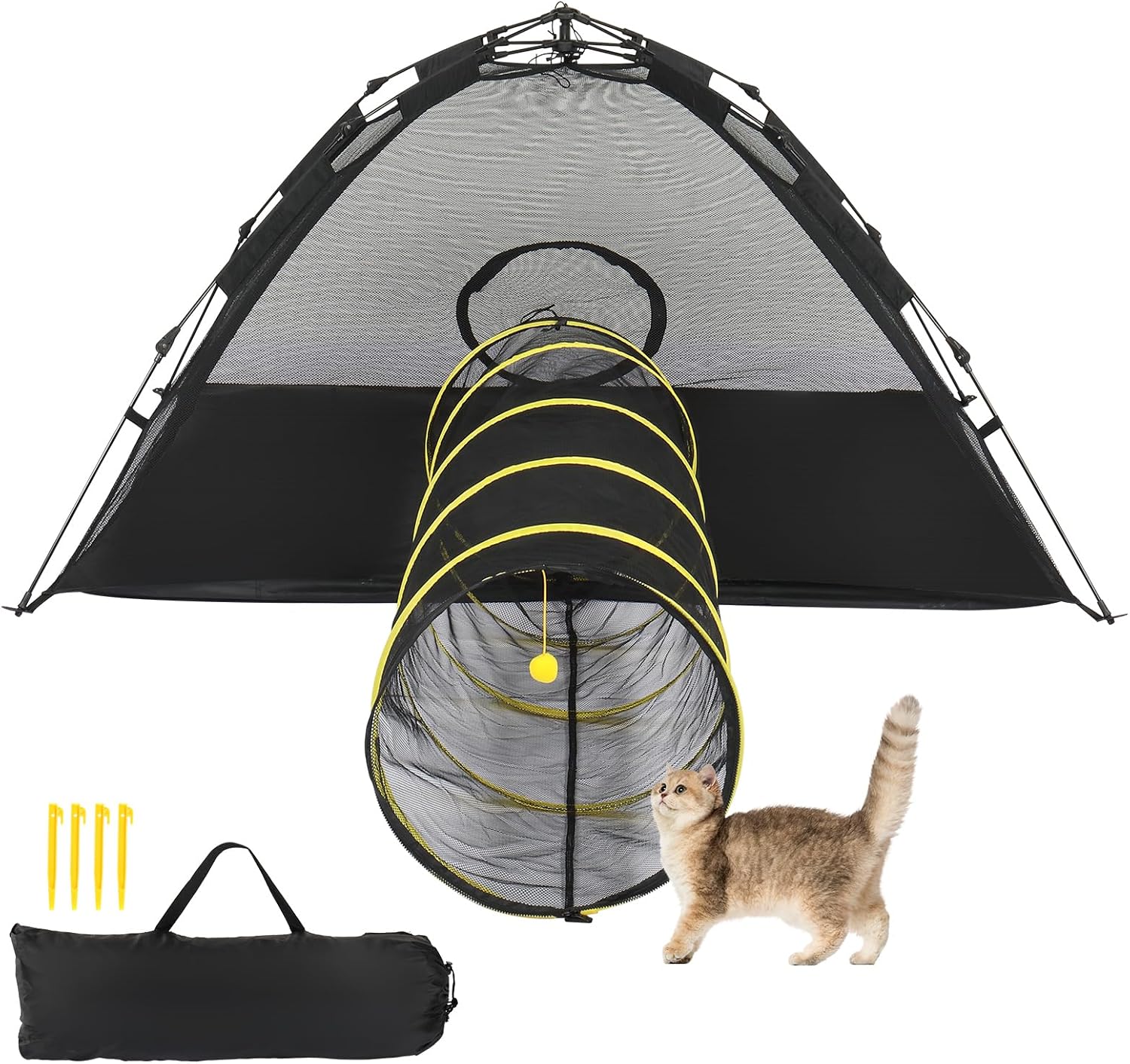 Portable Cat Play Tent - Indoor/Outdoor Fun!