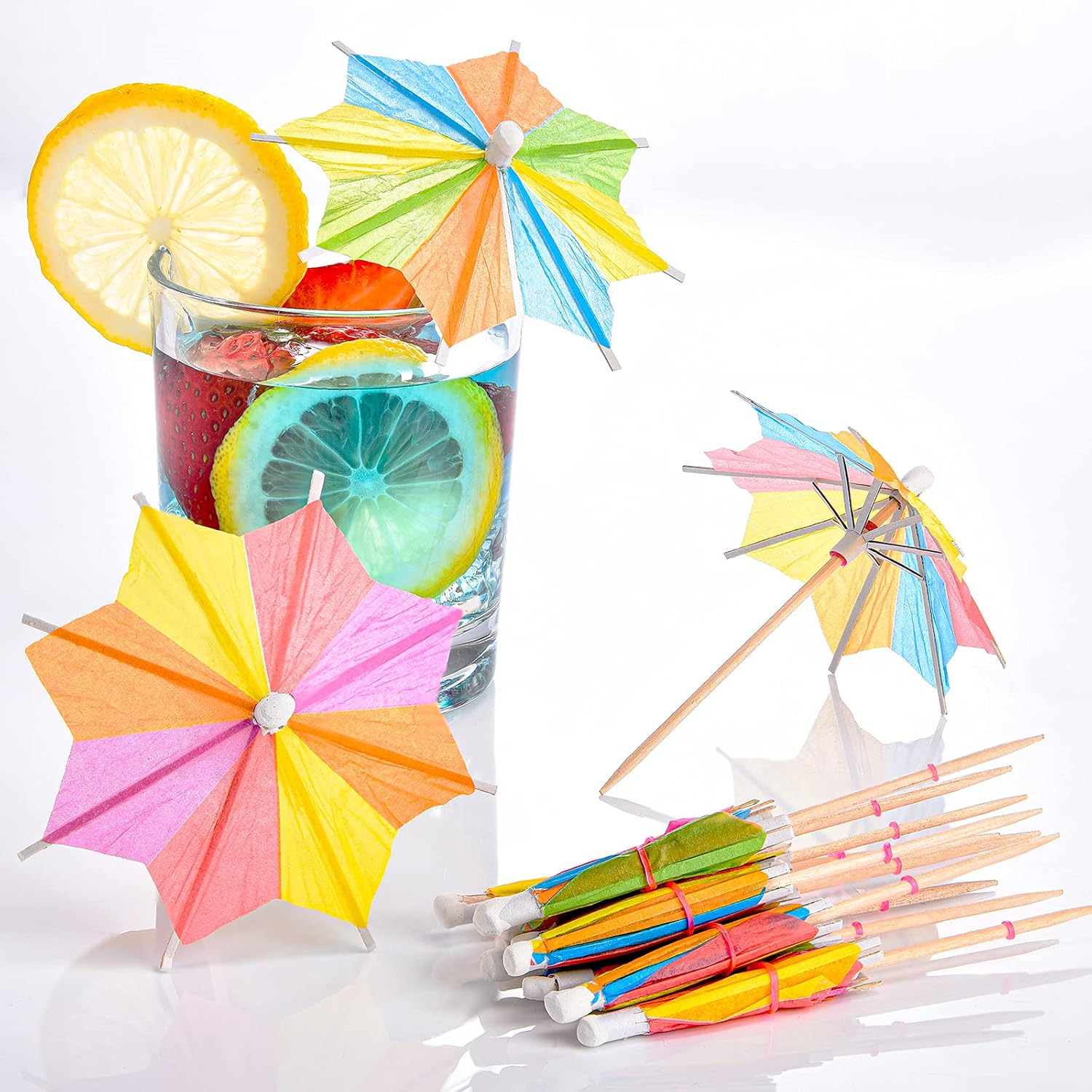 150 Handmade Cocktail Parasol Picks