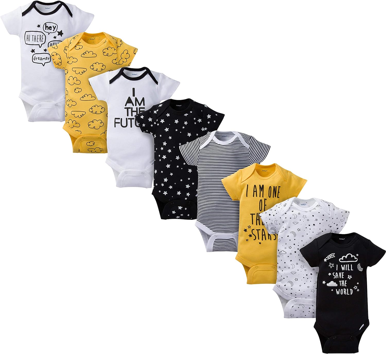 Gerber Baby 8-Pack Onesie Set - Ultimate Comfort!