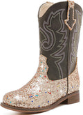 Glitter Cowgirl Boots for Girls - Toddler Mid Calf Cowboy Style