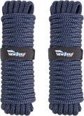 Dock Lines 2 Pack 1/2ft x 35ft Double Braided Nylon Boat Rope