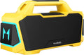 MusiBaby M1 Portable Bluetooth Speaker Yellow - Loud Stereo Deep Bass