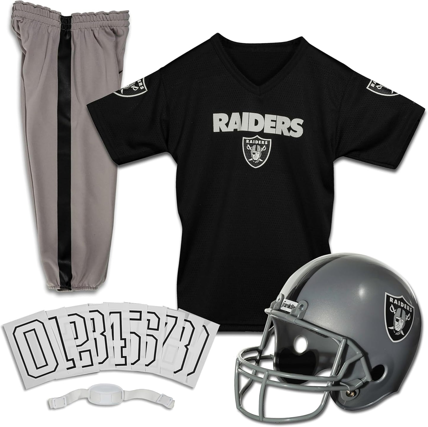 NFL Kids Football Uniform Set for Boys & Girls - Las Vegas Raiders