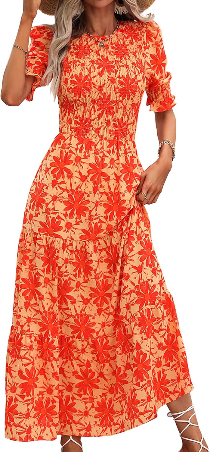 BTFBM Women Casual Summer Dresses for Spring and Beach Fun