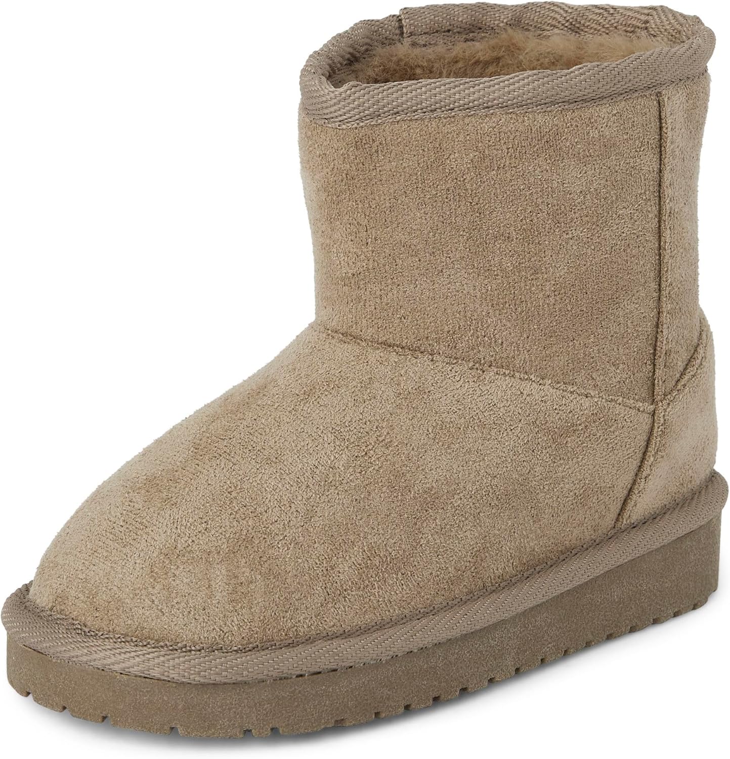 Classic Ankle Boots for Baby Girls and Toddlers - Faux Fur Lined