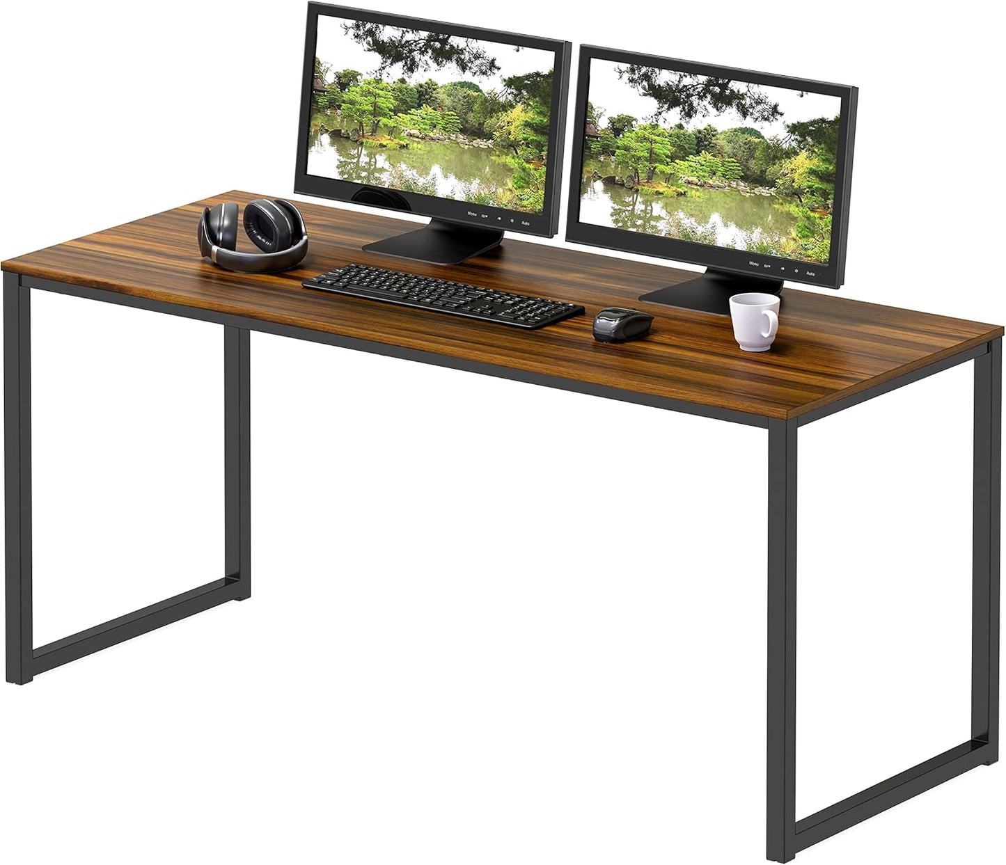 SHW Mission 48-Inch Home Office Computer Desk for Elegance