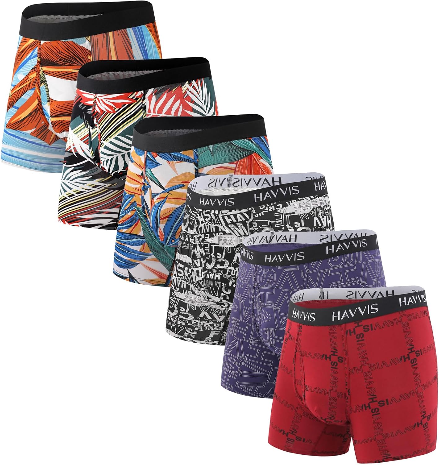 HAVVIS Men's Performance Boxer Briefs for Ultimate Comfort