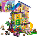 HOGOKIDS Girls House Building Set with LED Light - 1317 PCS