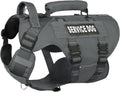 Service Dog Vest for Large Dog - Breathable Military Mesh Lift Harness
