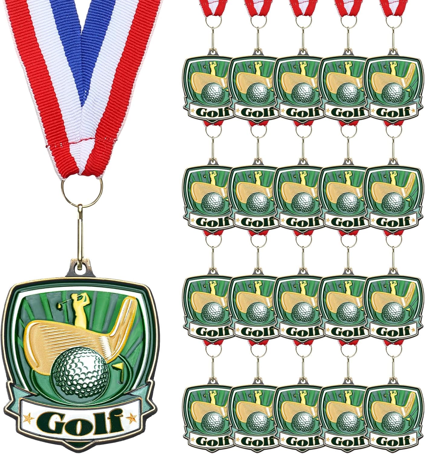 10/20/30/40 Pcs Award Medals Bulk for Sports Events and Tournaments