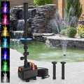AquaMiracle Pond Fountain Pump with LED Lights for Ponds