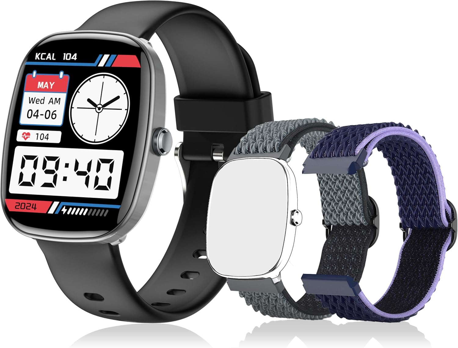 LAVIKS Smart Watch | Calls/Heart Rate/Blood Oxygen | 100+ Sports Modes