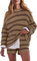 LAMISSCHE Womens Oversized Lounge Set 2 Piece - Cozy Everyday Wear Two
