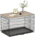 Dog Crate Topper Wood Countertop for 36 in Crate - Sturdy Storage