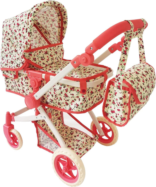 Convertible Combo Baby Doll Stroller for 3 Year Old Girls & Up