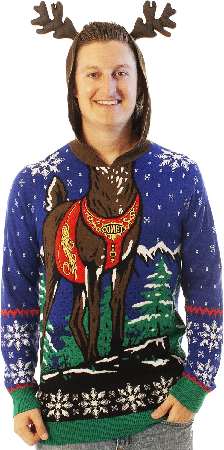 Funny Santa Ugly Christmas Sweater for Men and Women