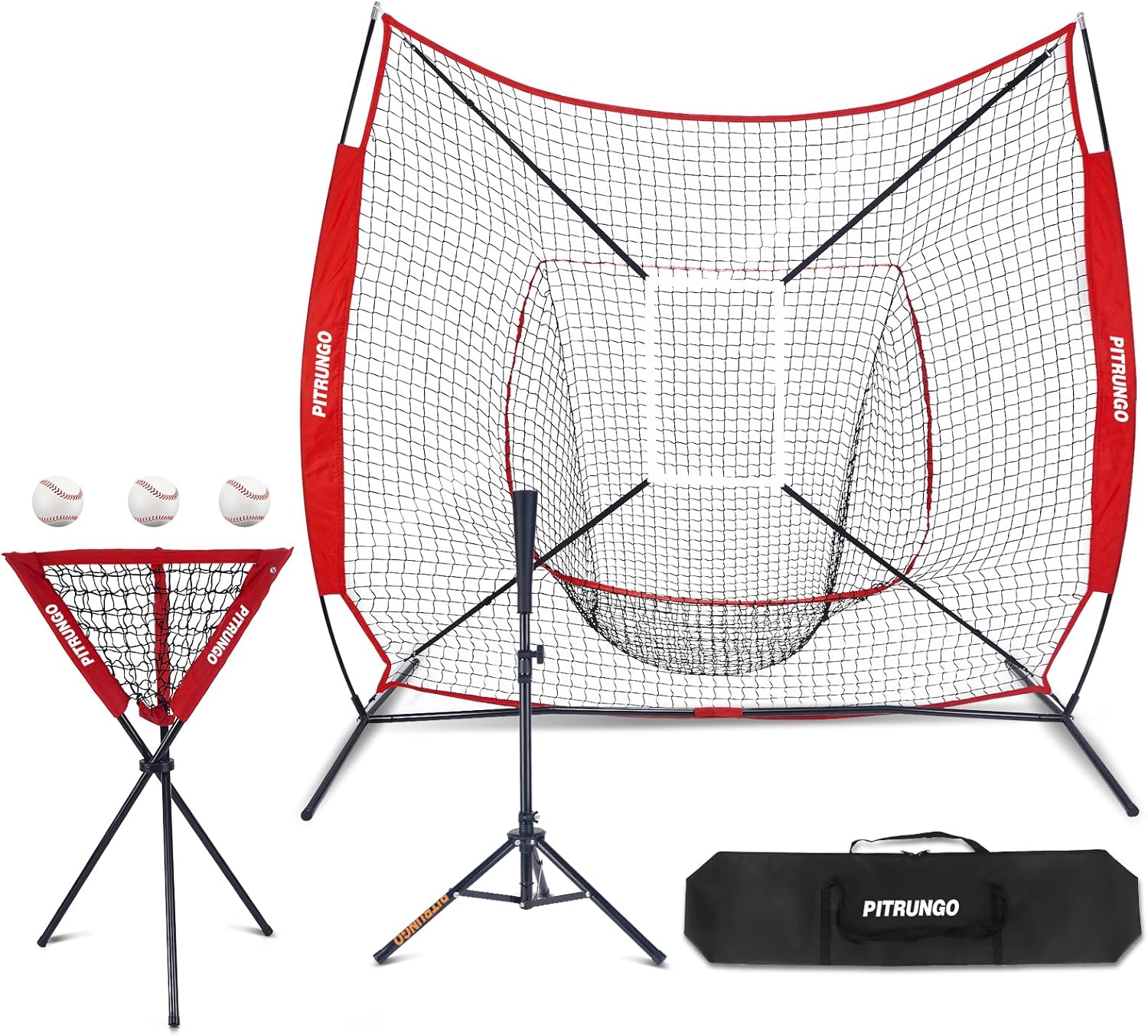 Baseball Softball Tee Batting Tee Set for Kids and Teens