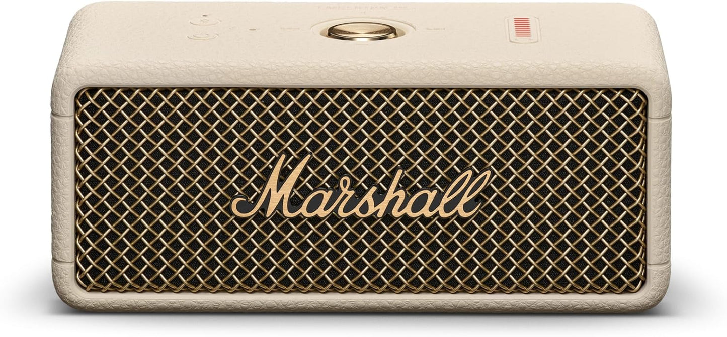 Marshall Cream Bluetooth Speaker - Superior Portability