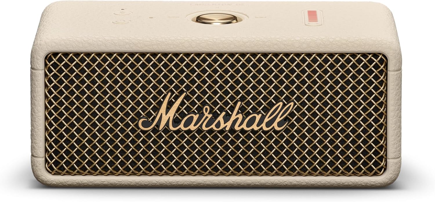 Marshall Cream Bluetooth Speaker - Superior Portability