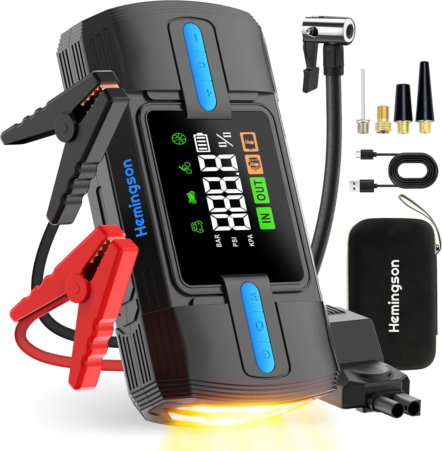 HEMINGSON 3000A Jump Starter: Power Any Vehicle!