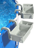 Above Ground Pool Storage Basket - 2 Sets Poolside Organizer
