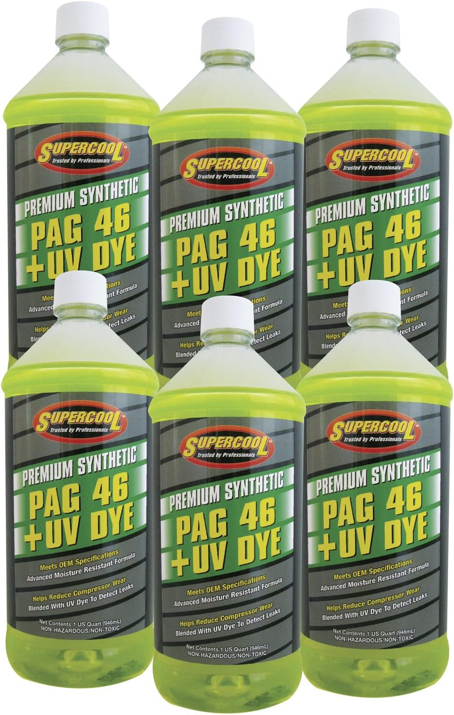TSI Supercool P46-32D-6CP 46 PAG Viscosity Oil with U/V Dye