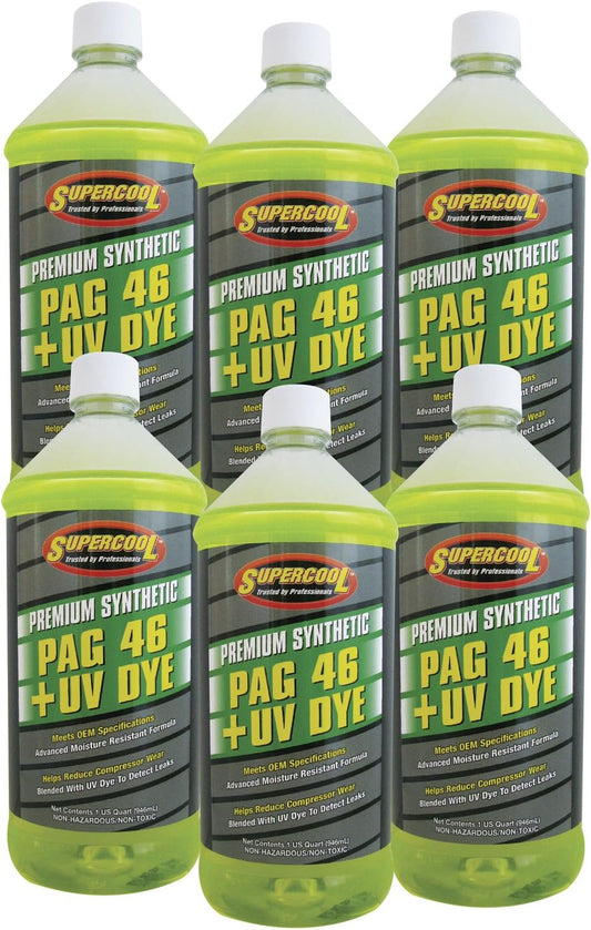 TSI Supercool P46-32D-6CP 46 PAG Viscosity Oil with U/V Dye