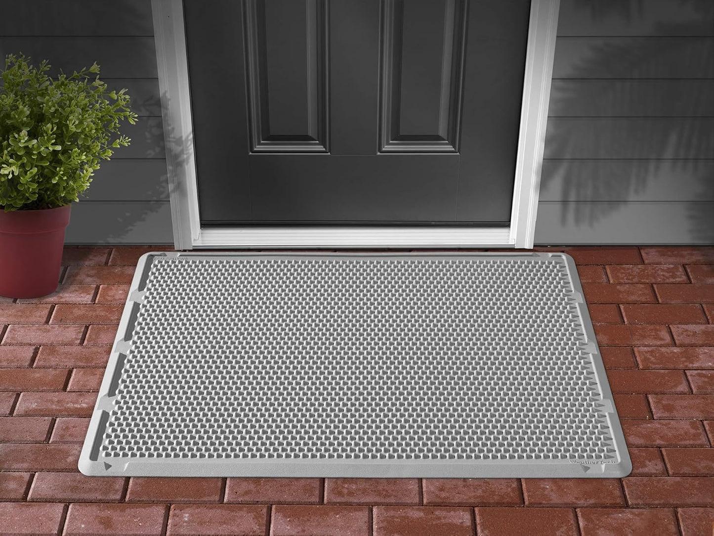 WeatherTech Outdoor Mat-Grey: Durable & Eco-Friendly Solution