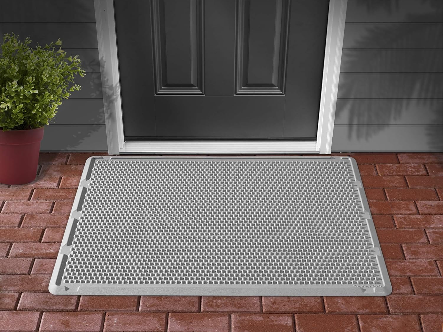 WeatherTech Outdoor Mat-Grey: Durable & Eco-Friendly Solution