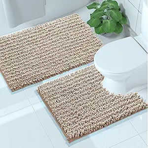 Yimobra Chenille Bathroom Rugs Set for Ultimate Comfort and Style
