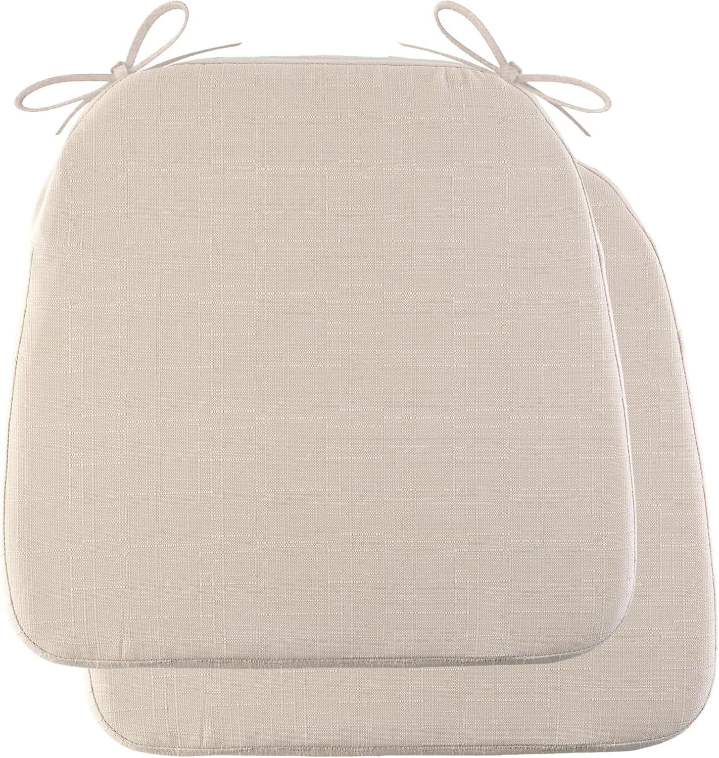 Battilo Chair Cushions for Dining Chairs with Ties, Beige