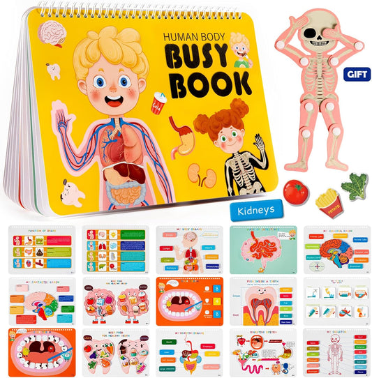 Montessori Human Body Book: Fun Learning Activities