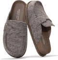 Genuine Suede Womens Clog - Memory Foam Arch Support Platform