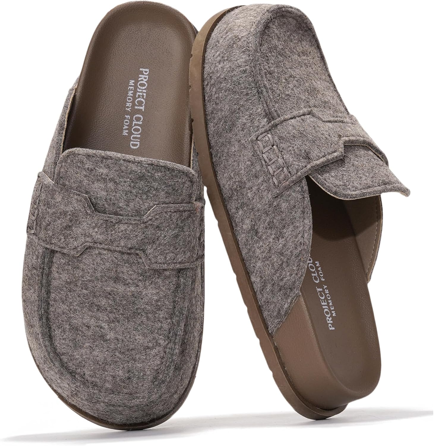 Project Cloud Genuine Suede Womens Clog with Memory Foam Support