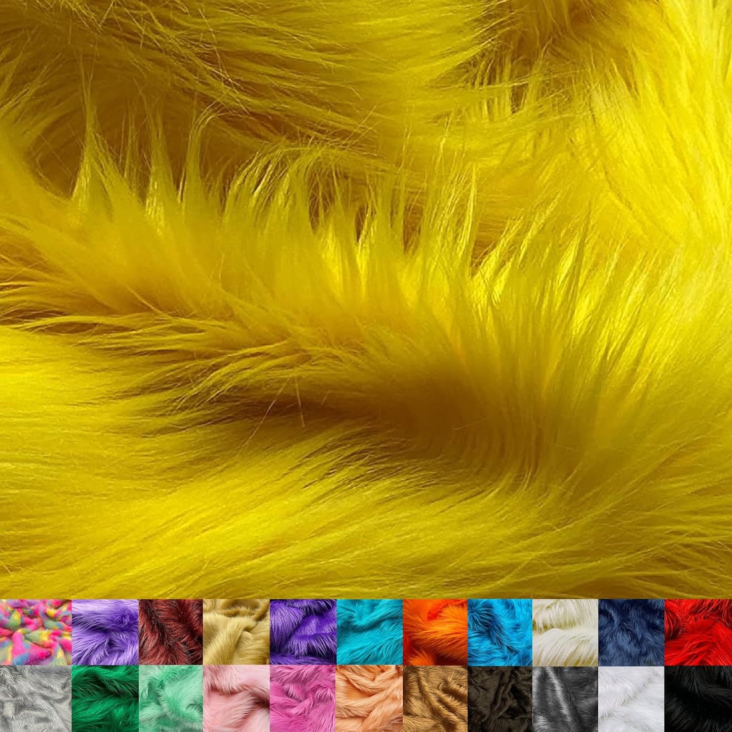 Ice Fabrics Faux Fur Fabric - 60 Inches Wide for DIY Projects