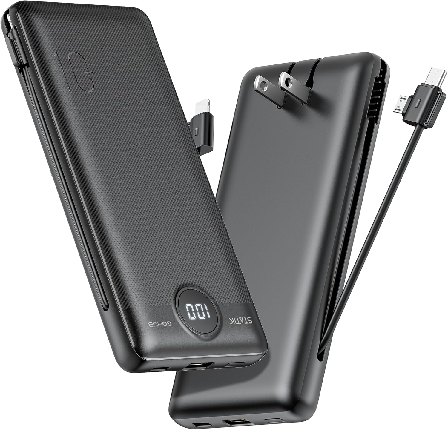 Statik GoHub Slim Portable Charger - 10000mAh Power Bank