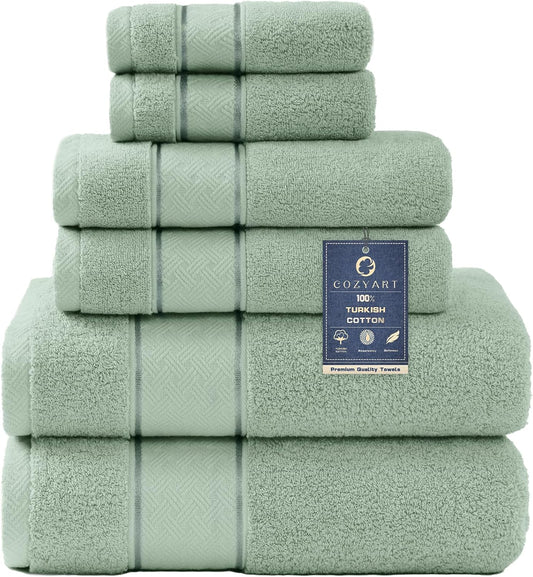 Luxury 100% Turkish Cotton Towel Set for Ultimate Comfort